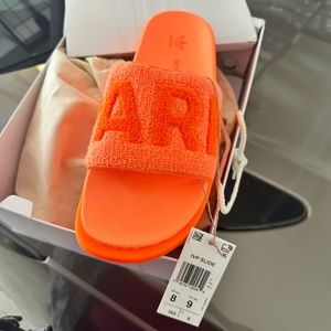 IVY PARX X ADIDAS FLIP FLOPS -NEON ORANGE